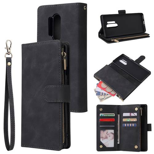 For Oneplus 8 8 Pro Phone Case Business Book Flip PU Leather Wallet Purse Case For One Plus 7 7T Pro 1+7 Retro Matte Cover Capa