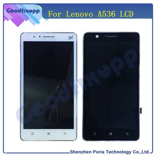 For Lenovo A536 LCD Display Touch Screen Digitizer Assembly Original LCD Display For Lenovo A536 Phone Panel Replacement