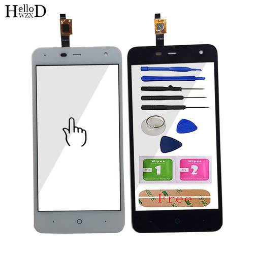5.0&39&39 Touch Screen Front Glass For ZTE Blade L4 Pro A465 Touch Screen Glass Digitizer Panel Sensor Flex Cable Adhesive Tools