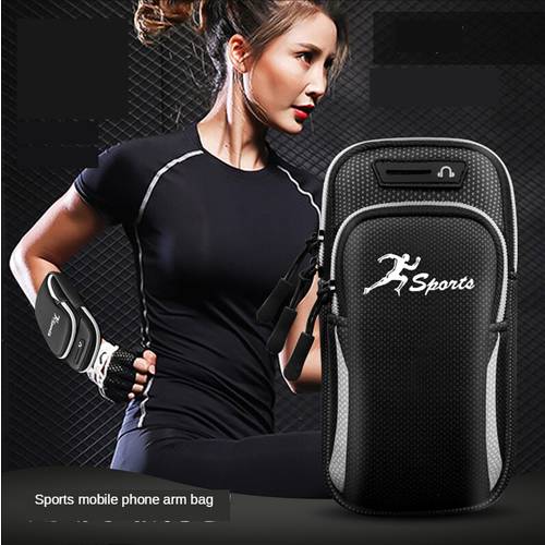 Running Phone Armband for iPhone 11 Pro Max Samsung S20 Sweat-Free Unisex Sports Armband Phone Holder Bag for Jogging Walking