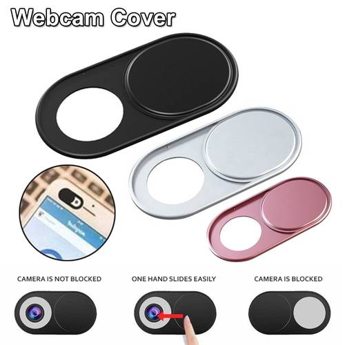 1PC Ultra Thin Metal Webcam Cover For Laptop Tablet Phone Camera Slider Shutter Stickers Universal Privacy Protect Accessory