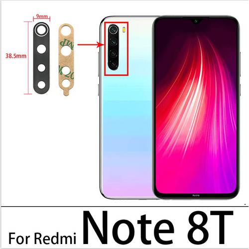 New For Xiaomi Redmi Note 8T Rear Back Camera Glass Lens For Redmi Note 8 9 9S 10 10s Pro 9C 5G