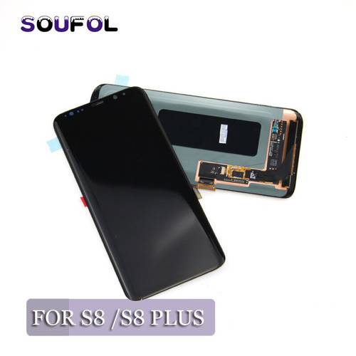 LCD for SAMSUNG Galaxy S8 Display S8 Plus G950 G950F G955 G955F Touch Screen Digitizer Assembly with tools