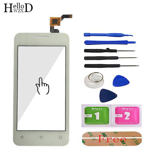 HelloWZXD 4.0&39&39 Front Touch Glass For Fly Stratus 6 FS407 FS 407 Touch Screen Glass Digitizer Panel Tools Lens Sensor Adhesive