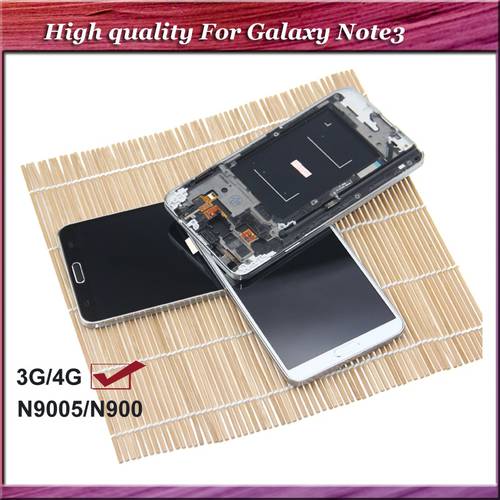 LCD Screen For Samsung Galaxy Note3 Note 3 N9005 N900 LCD Display Touch Screen Digitizer assembly With Frame Note3 N9005 LCD