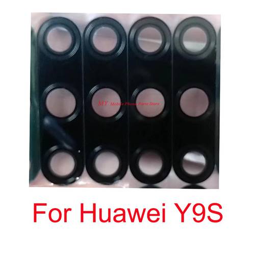 New Rear Back Camera Glass Lens Cover For Huawei Y9S Big Main Camera Lens Glass With Sticker Spare Repair Parts