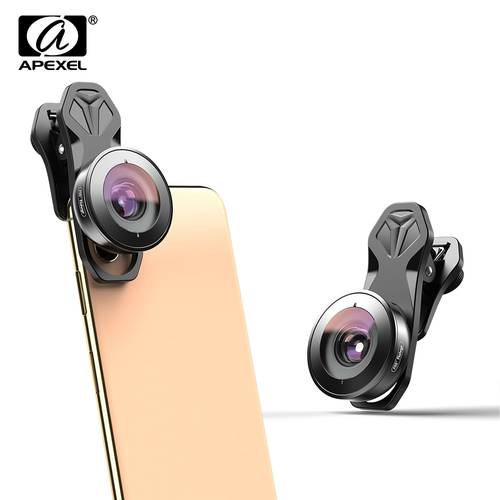APEXEL HD optic phone mobile lens 195 degree fisheye smartphone lens lente for iPhone x xs huawei most smartphones dropshipping