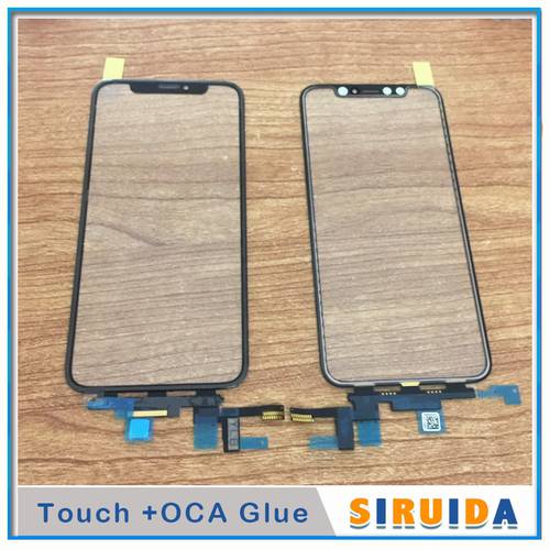 1pcs Tested Original LCD outer Touch Digital Senor Glass laminated OCA glue for iphone 11 11Pro max XS XR cover Lens Replacement