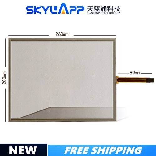 12.1 inch 4 wire touch screen industrial control integrated machine industrial display 4-wire resistive Touch Panel Glass screen