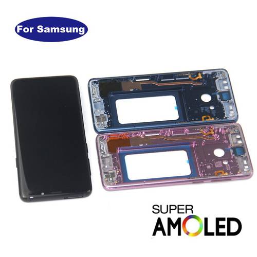 Super Amoled Display For SAMSUNG Galaxy s9 g960 s9+ s9 plus g965 LCD Digitizer Touch Screen with Frame