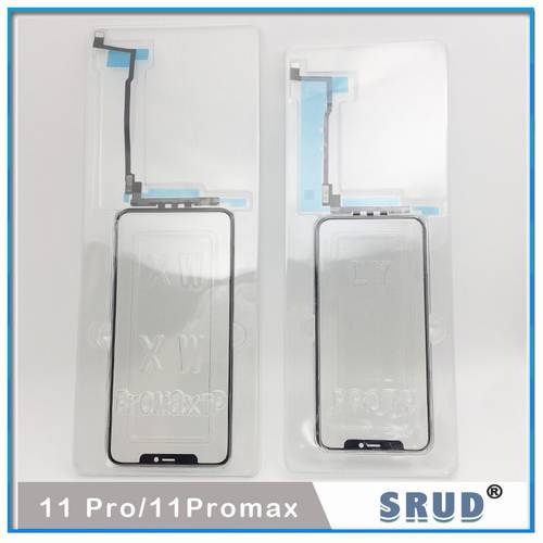 10pcs Wholesale Tested Original LCD Touch Senor Glass With OCA For iphone X XS XR xsmax 12 11 pro 11pro 11promax Replacement