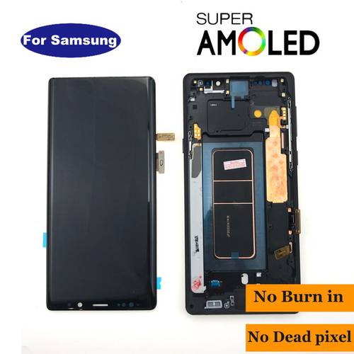 No Dead pixel Original AMOLED Display For SAMSUNG Galaxy NOTE9 LCD N960F N9600 N960N Display Touch Screen Assembly