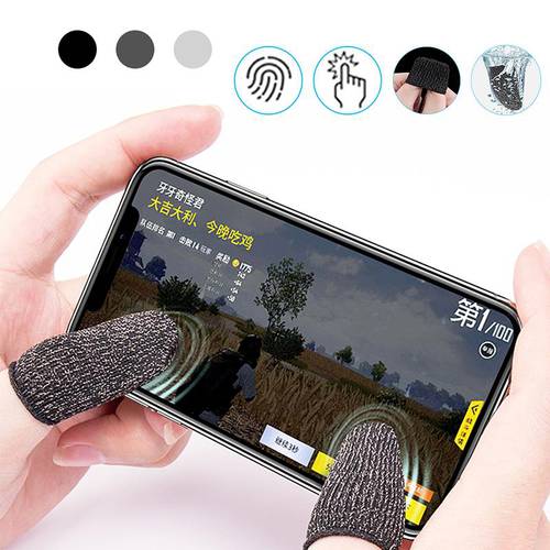 1 Pair L1 R1 Breathable Mobile Game Controller Finger Sleeve Touch Trigger For PUBG game Accessories NK-Shopping