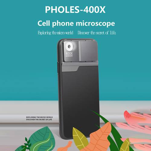 400X Microscope Case Amplification HD Optical Lens Camera for iPhone 11/iPhone 11 Pro max/iPhone 11 Pro