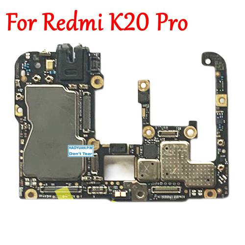 Tested Full Work Original Unlock Motherboard For Xiaomi Hongmi Redmi K20pro K20 Pro 9T Pro Logic Circuit Board Plate Global ROM