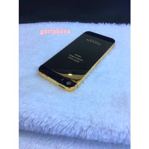 for phone5/5S and for phoneSE real gold 24ct gold plated original housing with GOLDCO DUBAI EDITION replacement back