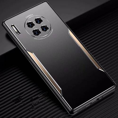 For Huawei Mate 30 Pro Case Luxury Armor Shockproof Metal Aluminum Phone Cases for Huawei Mate30 Pro Matte Back Cover
