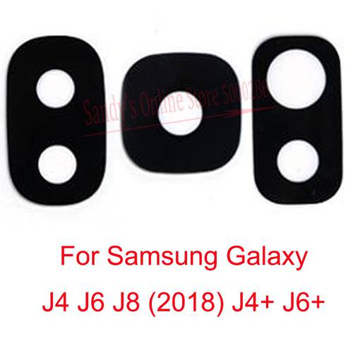Rear Back Camera Glass Lens For Samsung Galaxy J4 J6 J8 2018 Plus J4+ J6+ 2018 Big Camera Lens Glass With Sticker Spare Part
