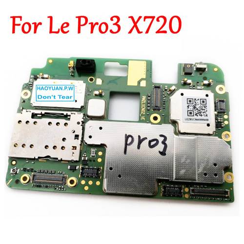 Tested Full Work Unlock Motherboard Electronic Panel For Letv leEco Le Pro3 LePro3 X720 X722 Logic Circuit Board Global Firmware