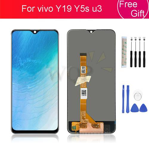 For Vivo Y19 LCD Display Touch Screen Digitizer Assembly Y19 Y5s U3 Screen Replacement Repair Parts 6.53