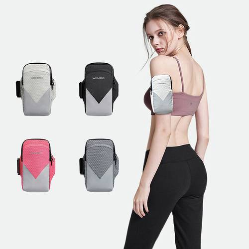 Outdoor Sports Running On Hand Armband Bag Case For iPhone 12 11 Pro Max Gym Fitness Zipper Phone Pouch Bags For Samsung Xiaomi