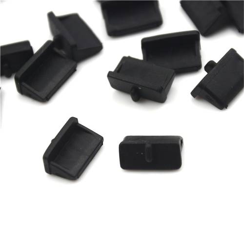 20PCS Protector Durable Black for PC Laptop USB Plug Cover Stopper USB Port Covers Dust Plug USB Charging Port