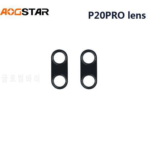 2pcs 100% New Retail Back Rear Camera Lens For Huawei P20 PRO P20PRO Camera Cover Glass With Adhesives