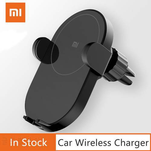Xiaomi Mi 50W Max CAR Wireless Charger Pro Auto Pinch with Intelligent Infrared Sensor Fast Charging Car Phone Holder