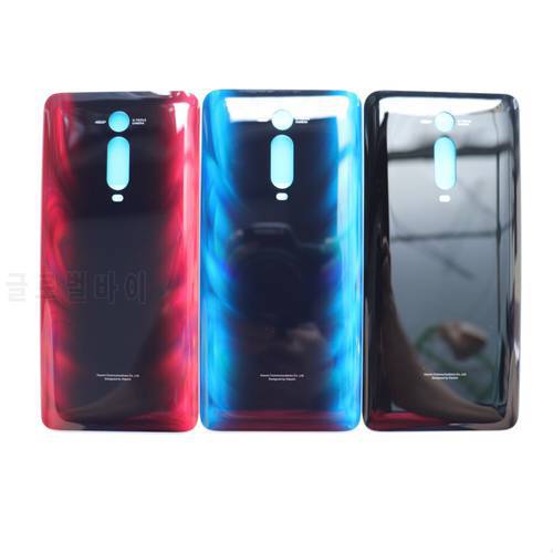 For Redmi K20 Pro Back Cover Battery Case 3D Glass Rear Housing Door For Xiaomi Mi 9T Back Lid Chassis Replacement Parts