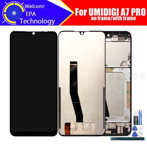 UMIDIGI A7 PRO LCD Display+Touch Screen Digitizer+Frame Assembly 100% Original LCD+Touch Digitizer for UMIDIGI A7 A7S
