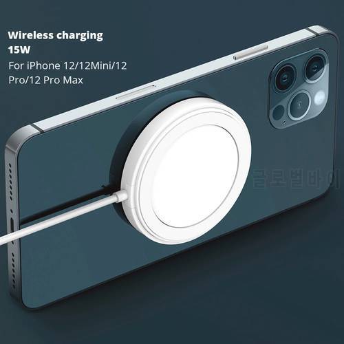 Magnetic Wireless Charger For iPhone 12 pro max 15W Type C Charger Pad PD Charging For IPHONE 12