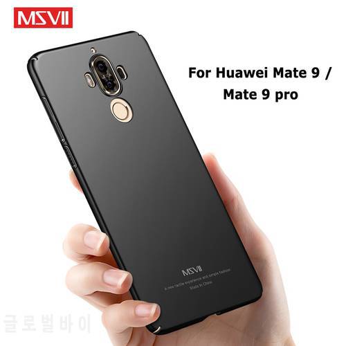 Mate 9 Case Cover Msvii Ultra Thin Frosted Coque For Huawei Mate9 Pro Case Hard PC Cover For Huawei Mate 9 Pro Phone Cases