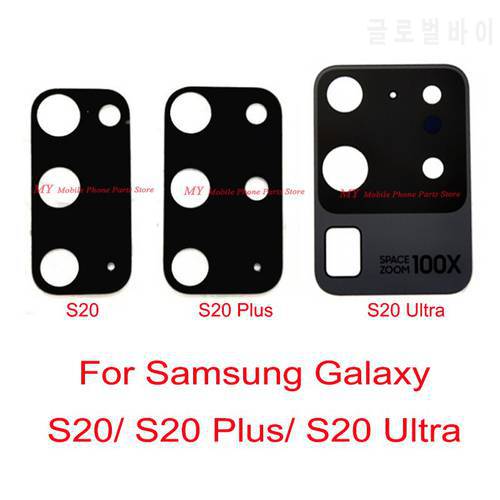 Cellphone Rear Camera Lens For Samsung Galaxy S20 Plus S20 Ultra S20+ S20plus Rear Camera Glass Lens With Sticker Repair Parts