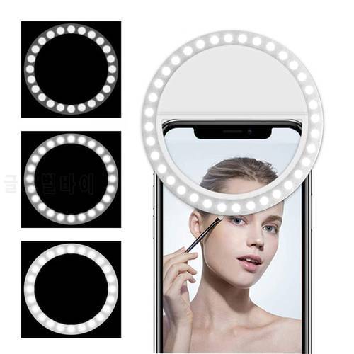 Selfie Light Phone Lenses Flash LED Ring Light For iPhone 12 11 iPad Xiaomi Tablet Cell Phone Light Clip Selfie LED Angle Lamp