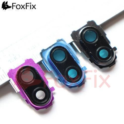 FoxFix Camera Glass For Xiaomi Mi 10T Lite 5G Rear Back Camera Glass Lens Cover With Frame Holder Replacement M2007J17G