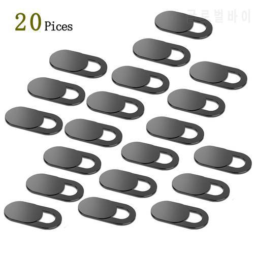 20PCS WebCam Cover Shutter Magnet Slider Plastic For iPhone Web Laptop PC For iPad Tablet Camera Mobile Phone Privacy Sticker