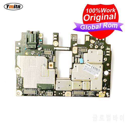 Ymitn Original Electronic Panel For Xiaomi Pocophone Poco F1 Mainboard Motherboard Unlocked with chips Circuits Logic Board 64GB
