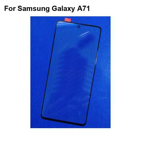 For Samsung Galaxy A71 4G Touch Screen Glass Digitizer Panel Front Glass Sensor For Samsung Galaxy A 71 5G Without Flex