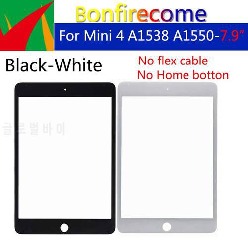 10Pcs\lot Touchscreen For iPad Mini 4 Mini4 A1538 A1550 LCD Front Touch Screen Glass Outer Lens Replacement