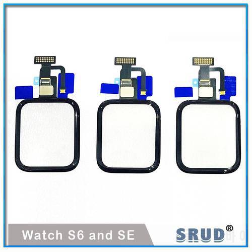 1Pcs 44mm 40mm Touch Screen Digitizer For Apple Watch Series 6 5 S6 S5 S4 SE LCD Front Glass Sensor Outer Panel With Flex Cable