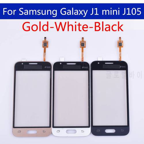 50pcs\lot J105 For Samsung Galaxy J1 mini J105 J105H J105F J105B J105M SM-J105F Touch Screen panel Digitizer Glass Touchscreen