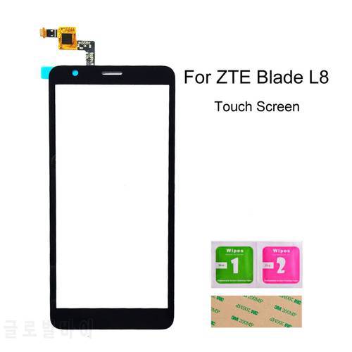 High Quality For ZTE Blade L8 Touch Screen Digitizer For ZTE Blade A3 2019 Front Touch Glass Panel Sensor Assembly Parts
