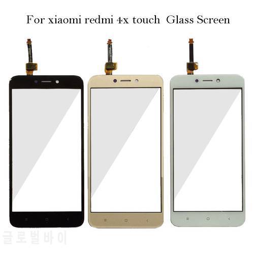 5.0&39&39Mobile Touch Screen Digitizer Panel Glass For Xiaomi Redmi 4X Touch Screen Sensor Phone Front Glass Protector Film Adhesive
