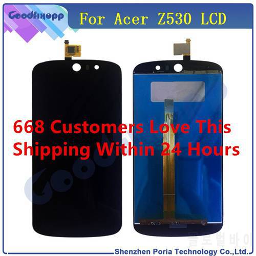Mobile Phone LCD For Acer Liquid Z530 LCD Display Touch Screen Digitizer Assembly Replacement Parts LCD Display For Acer Z530