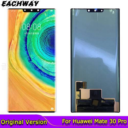 AMOLED Mate 30 Pro Display for Huawei Mate 30 Pro LCD Display Touch Screen Digitizer Repair mate 30 Pro LCD LIO-AL00