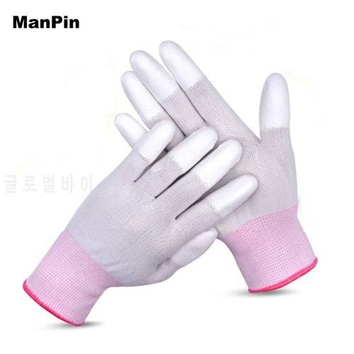 Mobile Phone Repair Anti Static Carbon Fiber Gloves ESD Electronic Working PU Painted Finger Hand Protective Tablets Fix Tools