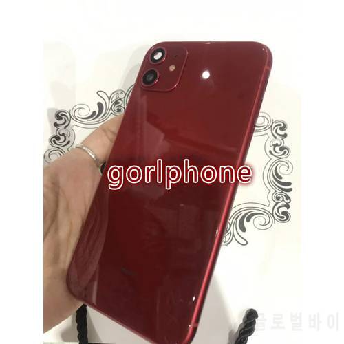 2020 Perfect Quality Gold Chassis Rear Door for phone xr colored style Battery Door Housing with for phone 11 style