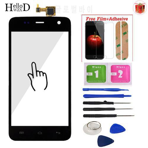4.7&39&39 Touch Screen Front Touch Glass For Explay Vega Touch Screen Glass Digitizer Panel Sensor Cable Protector Film Adhesive