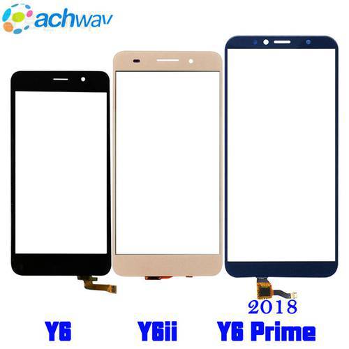 For Huawei Y6 Touch Screen Digitizer SCL L01 L21 L04 Y6 ii CAM L23 L03 L32 ATU For Huawei Y6 2018 Touch Screen Front Glass Lens