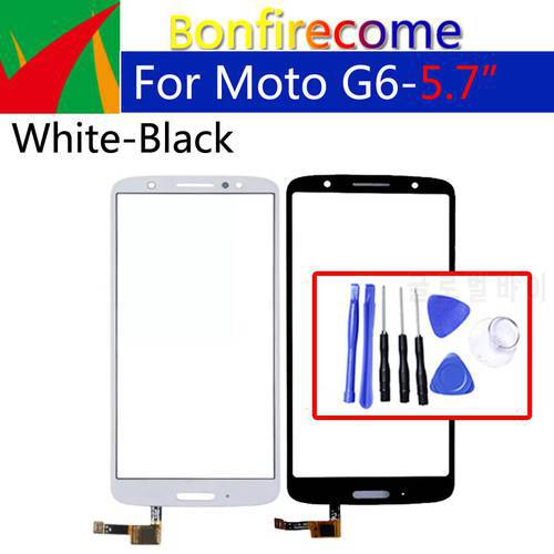 Touchscreen For Motorola-Moto G6 XT1925 XT1925-3 XT1925-5 Touch Screen Digitizer Front Glass Panel Sensor Replacement 5.7 inch